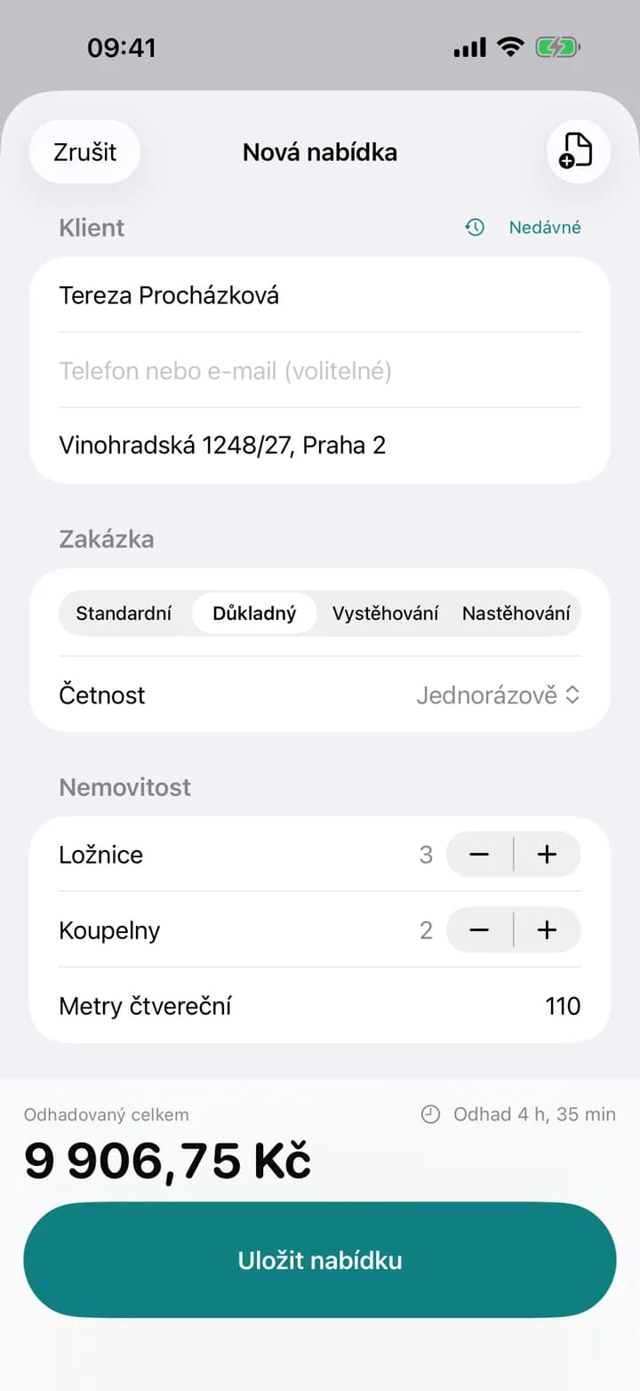 OKAMŽITÁ CENA — Estimaid