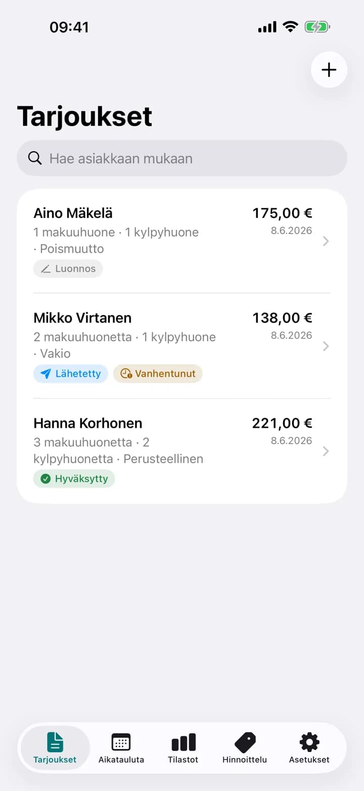 PYSY JÄRJESTYKSESSÄ — Estimaid