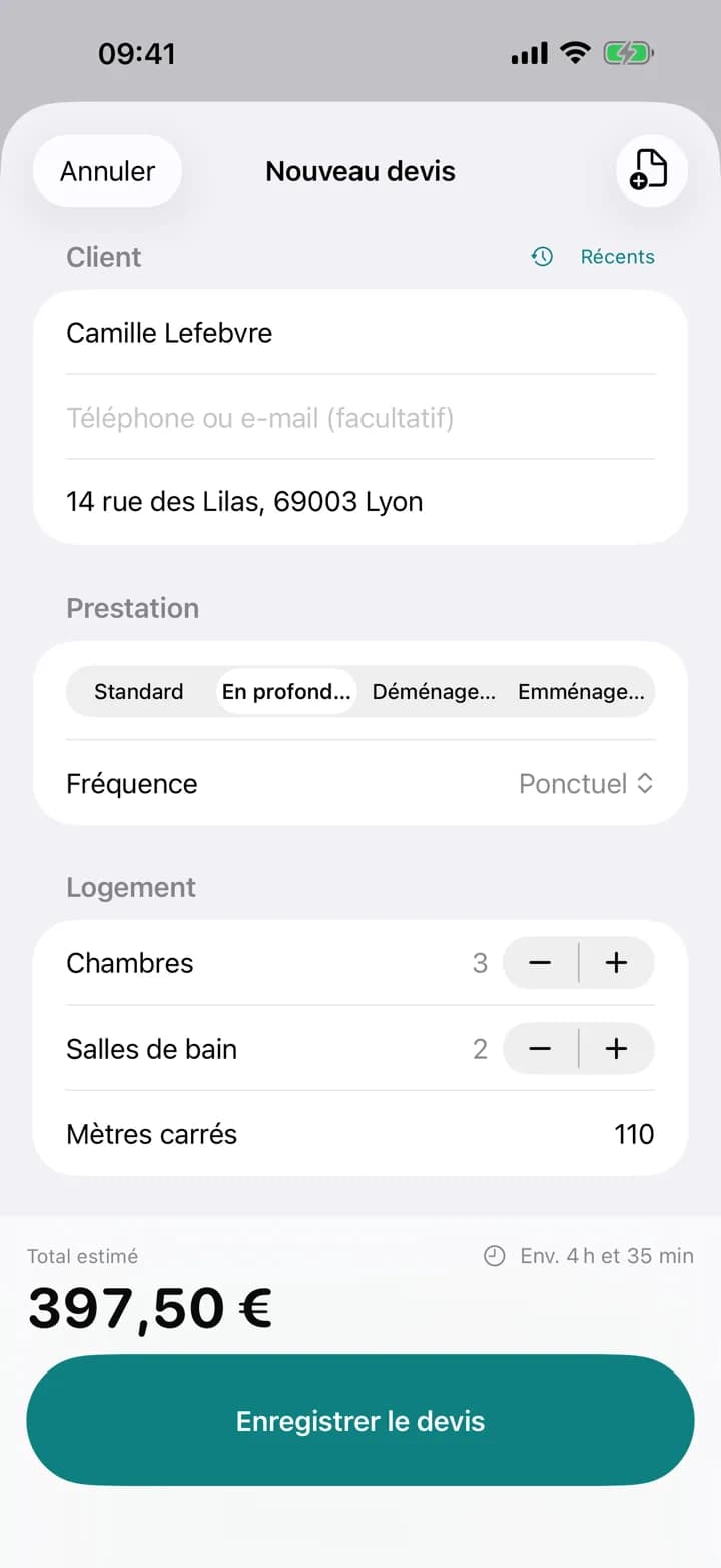 PRIX INSTANTANÉ — Estimaid