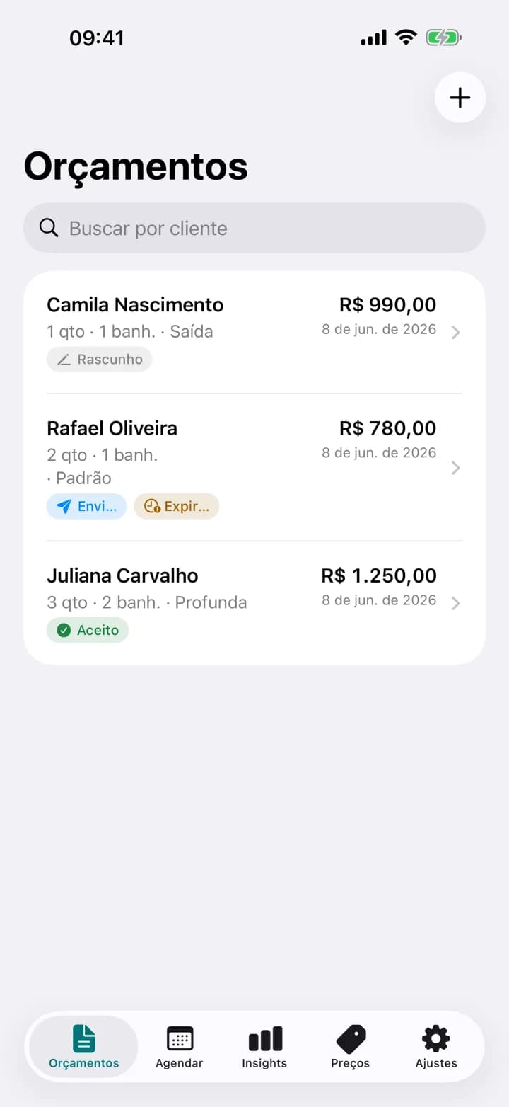 Tudo organizado — Estimaid