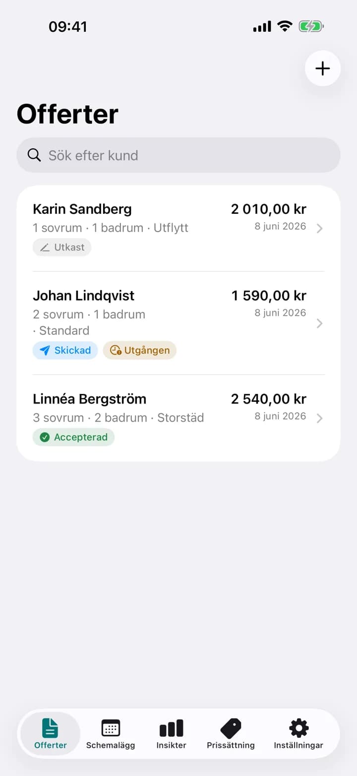 HÅLL ORDNING — Estimaid